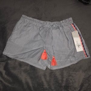 Striped Athletic Shorts